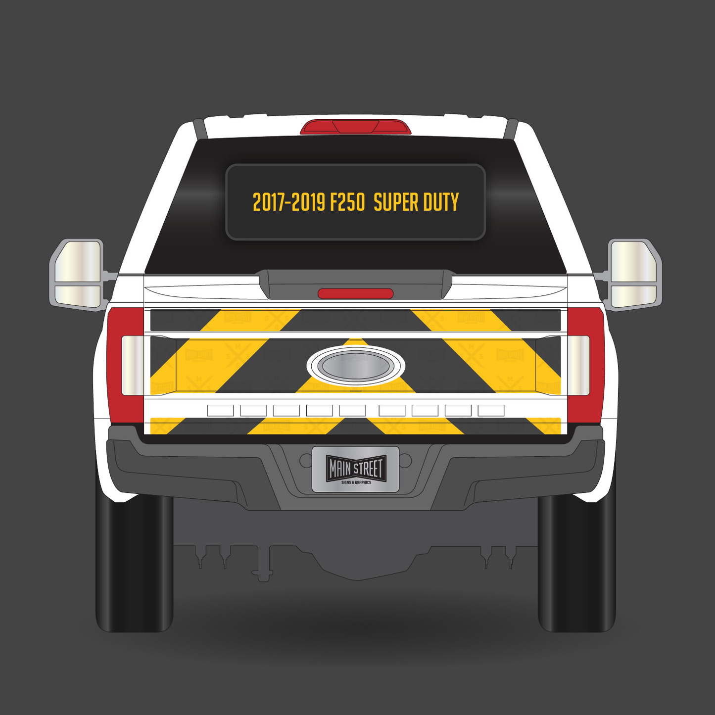 2017-2019 F250 Super Duty/F350 Tailgate Chevron