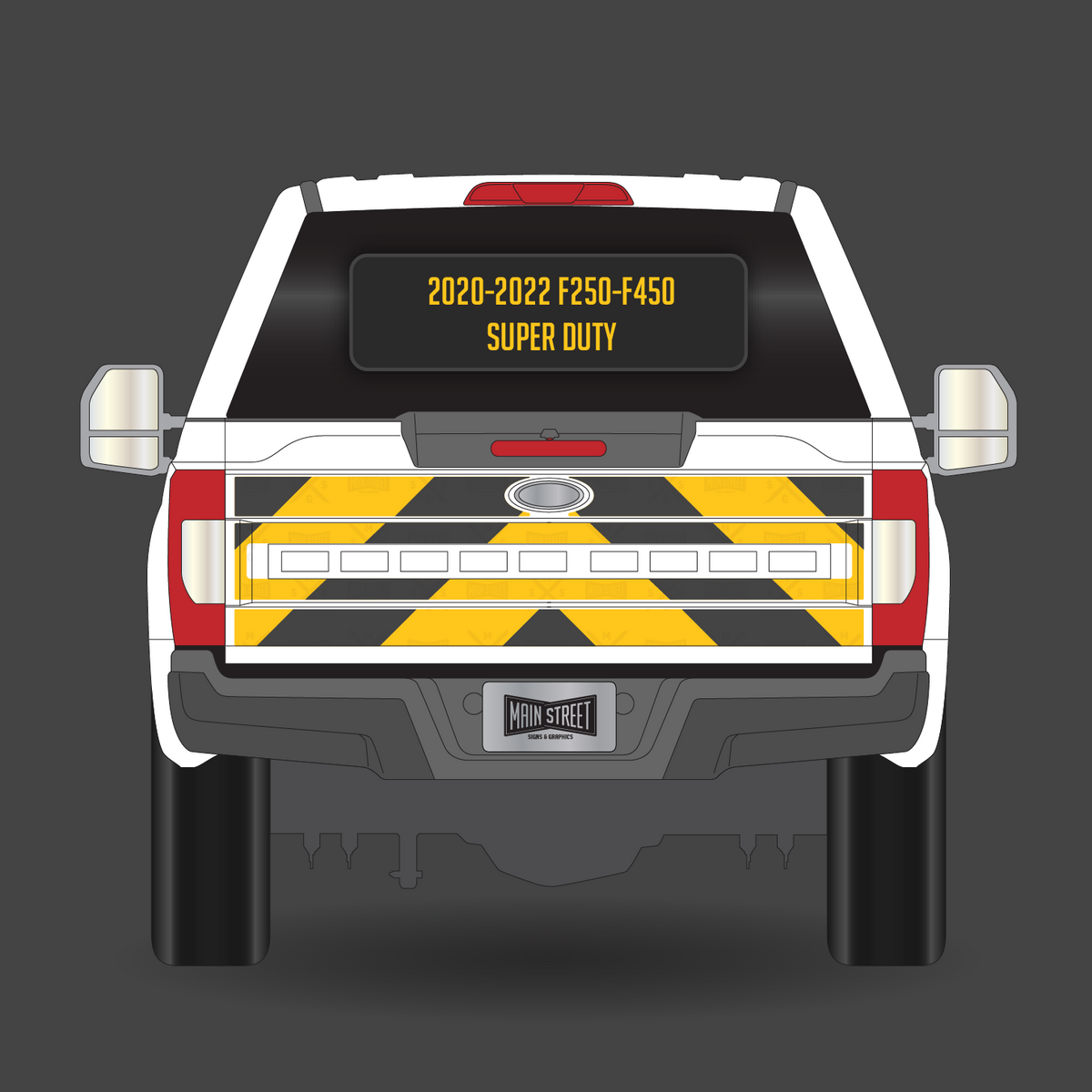 2020-2022 F250-F450 Super Duty Tailgate Chevron
