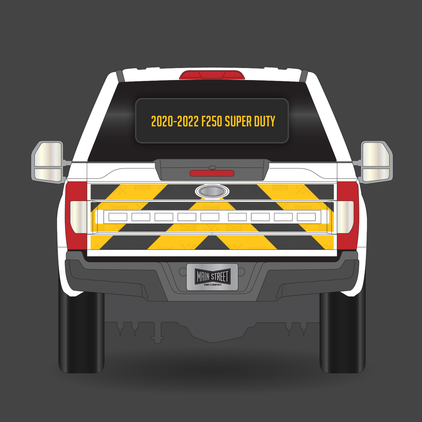 2020-2022 F250 Super Duty/F350 Tailgate Chevron