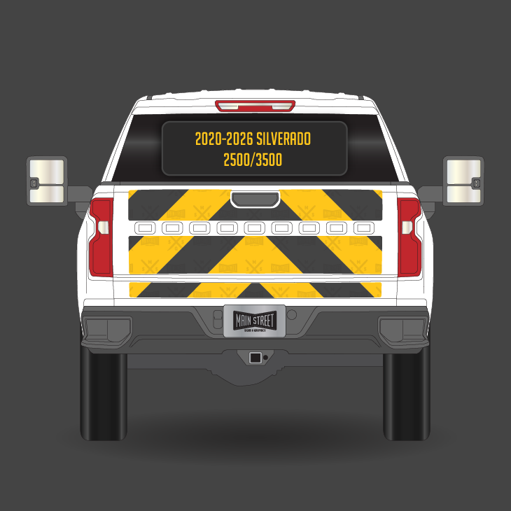 2020-2026 Silverado 2500/3500 Tailgate Chevron